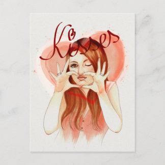 Cartão postal do Kisses