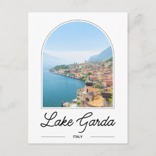 Cartão Postal do Lago de Garda Itália