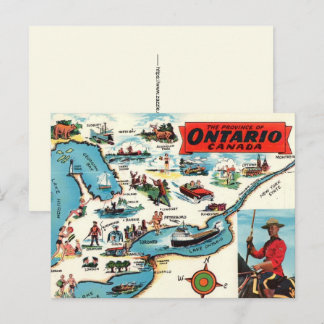 Cartão postal do Lago Ontário Canadá