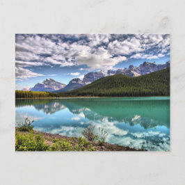 Cartão postal do Lago Waterfowl Banff