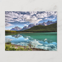 Cartão postal do Lago Waterfowl Banff