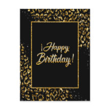 Cartão Postal do Leopardo Jóia e Ouro Preto