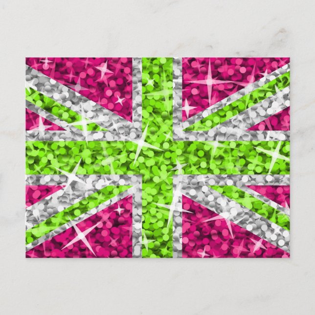 Cartão postal do Limão Glitz UK (Frente)