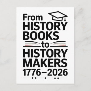Cartão Postal Do Livro de História aos Criadores de História EUA