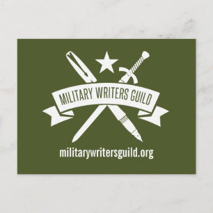 Cartão postal do logotipo MWG, Olive Drab