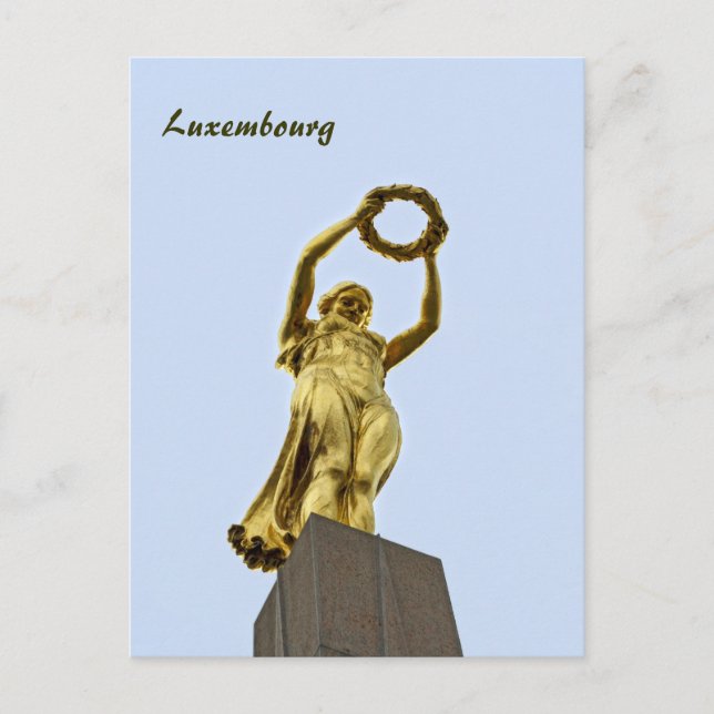 Cartão postal do Luxemburgo (Frente)