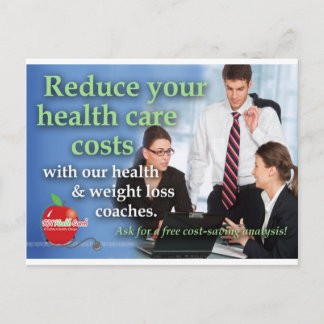 Cartão postal do Marketing comercial