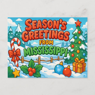 Cartão postal do MISSISSIPPI