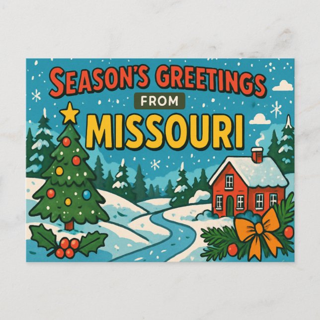 Cartão postal do MISSOURI (Frente)