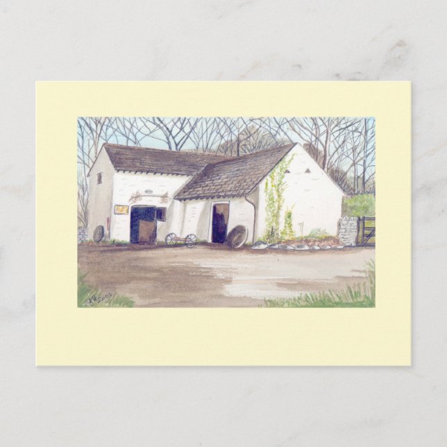 cartão postal do moinho pontllanfraith (Frente)