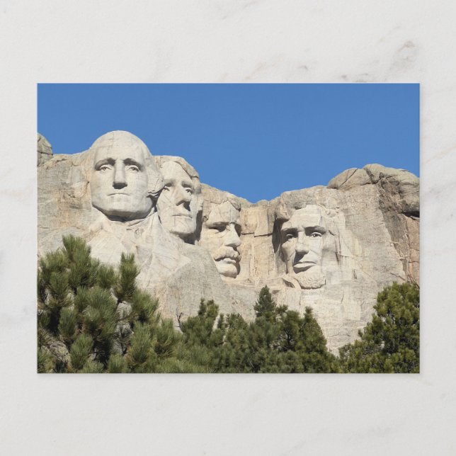 Cartão Postal do Monte Rushmore (Frente)