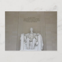 Cartão Postal do Monumento a Lincoln Viagem Escola