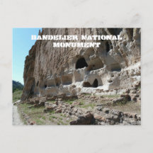 Cartão postal do Monumento Nacional Bandelier