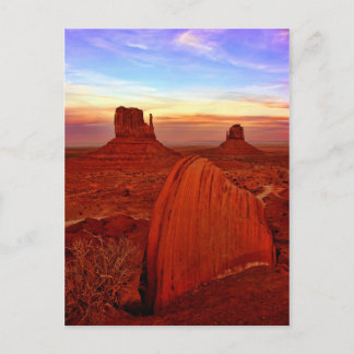 cartão postal do monumento valley utah