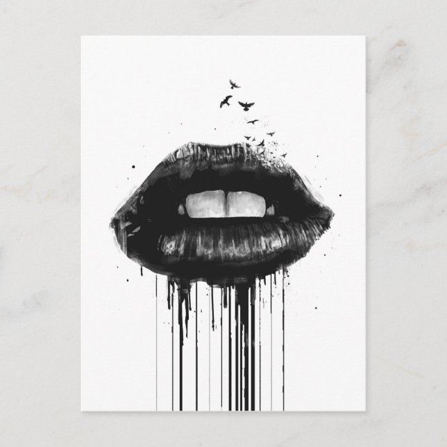 cartão postal do morto Love (Frente)