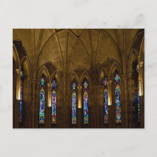 cartão postal do mosteiro medieval