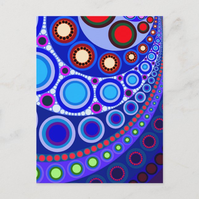 Cartão postal do Motivo Circular #147 (Frente)