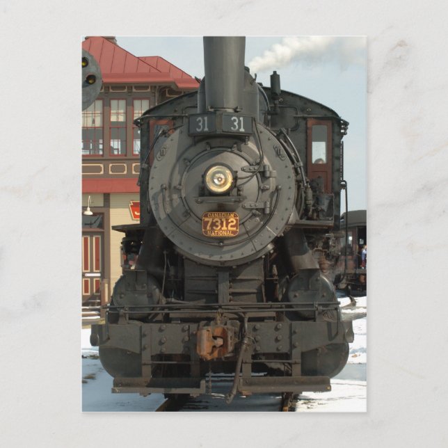 Cartão postal do motor de Strasburg 31 (Frente)