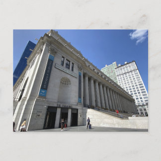 Cartão postal do Moynihan Train Hall em Nova York