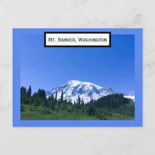 Cartão postal do Mt. Rainer Washington