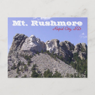 Cartão Postal do Mt. Rushmore