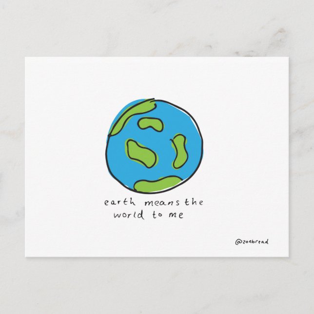 cartão postal do mundo (Frente)