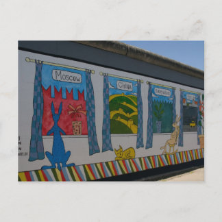 Cartão postal do Muro de Berlim