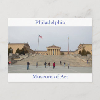 Cartão Postal do Museu de Arte da Filadélfia
