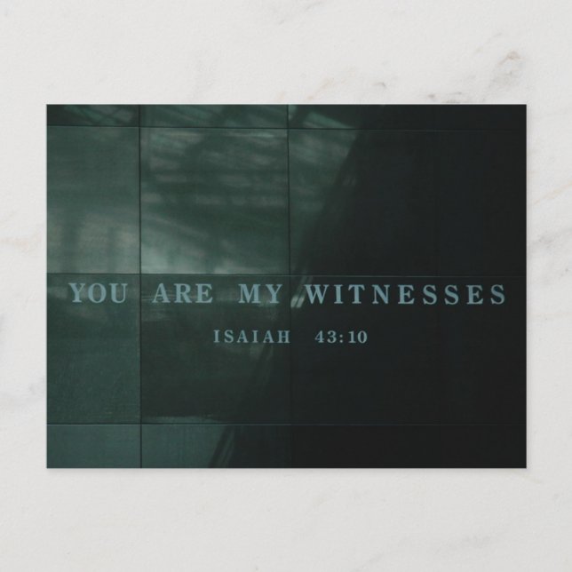 cartão postal do museu holocausto (Frente)