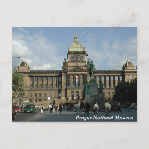 Cartão postal do Museu Nacional de Praga