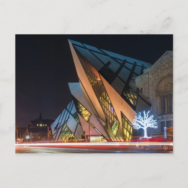 Cartão postal do Museu Real de Ontário (ROM), Toro (Frente)