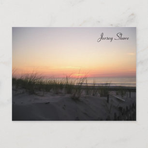 Cartão Postal do Nascer do Sol na Jersey Shore