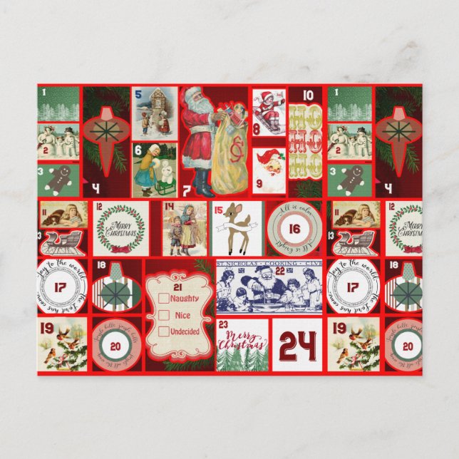cartão postal do natal passado (Frente)