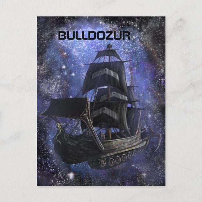 Cartão postal do navio Bulldozur (Frente)