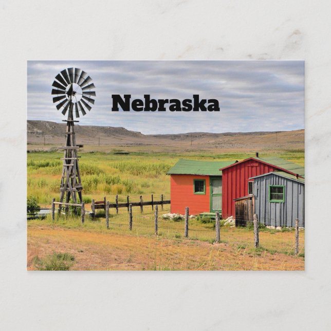 Cartão postal do Nebraska (Frente)