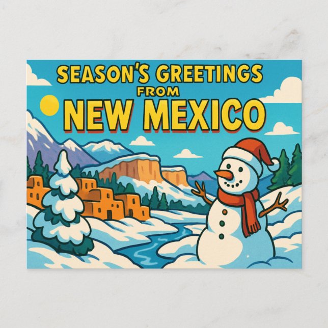 Cartão postal do NOVO MÉXICO (Frente)
