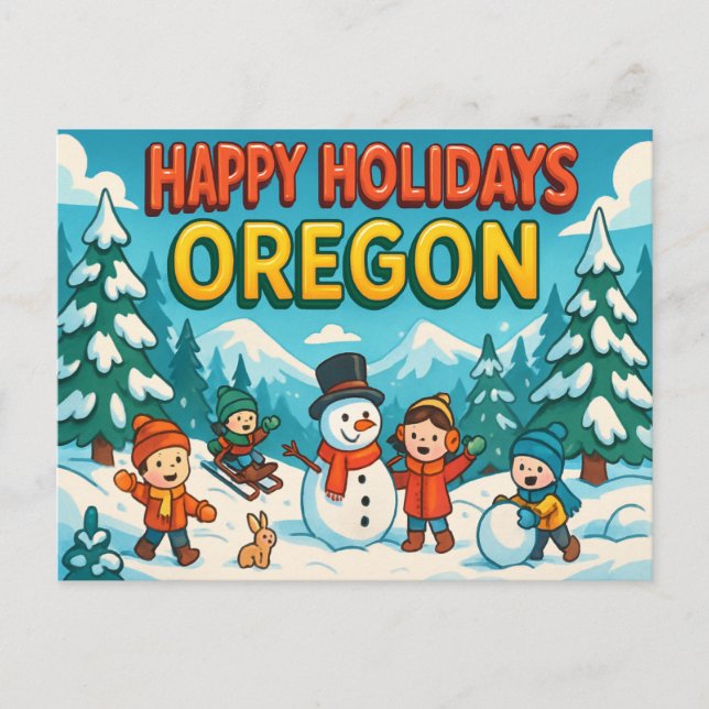 Cartão postal do OREGON (Frente)