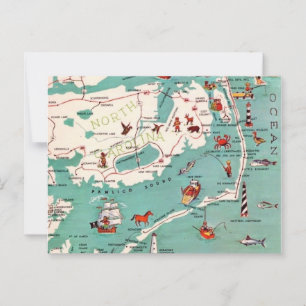 Cartão Postal do Outer Banks Pamlico Sound