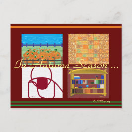 Cartão postal do outono de 2021