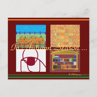 Cartão postal do outono de 2021