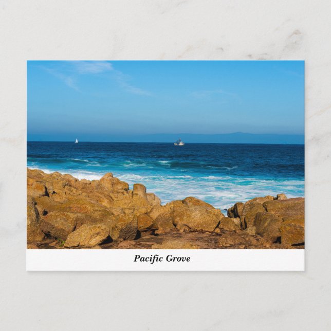 Cartão postal do Pacífico Grove (Frente)