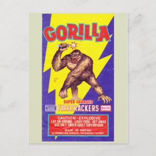 Cartão postal do Pacote Firecracker Vintage