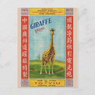 Cartão postal do Pacote Firecracker Vintage