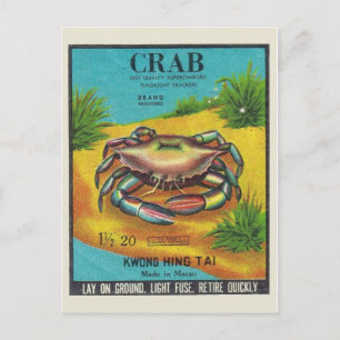 Cartão postal do Pacote Firecracker Vintage