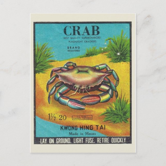 Cartão postal do Pacote Firecracker Vintage (Frente)