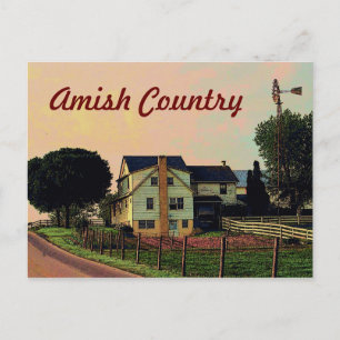 Cartão postal do País Amish