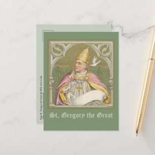 Cartão Postal do Papa São Gregório Magno (M 067)
