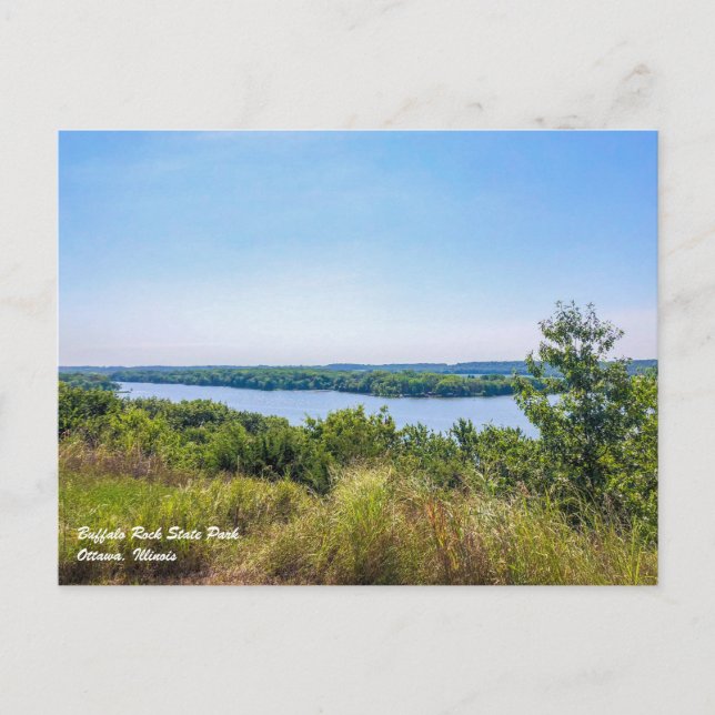 Cartão postal do Parque Estadual do Buffalo Rock (Frente)