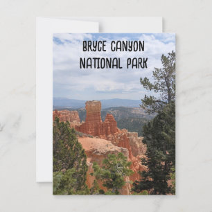 Cartão postal do Parque Nacional Bryce Canyon