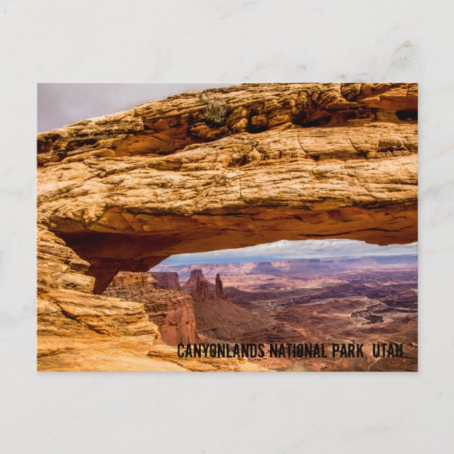 Cartão postal do Parque Nacional Canyonlands (Frente)
